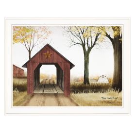 "Buck County Bridge" by Billy Jacobs, Ready to Hang Framed Print, White Frame